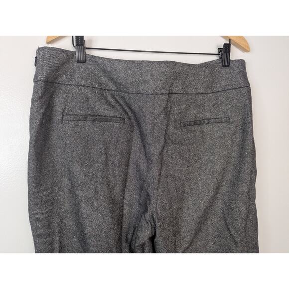 NWT Talbots Grey Classic Wide Leg Side Zip Wool Blend Dress Pants - Picture 6 of 8